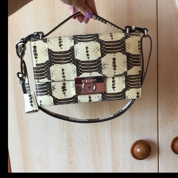 Salvatore Ferragamo Aileen Python Bag - Picture 7 of 14